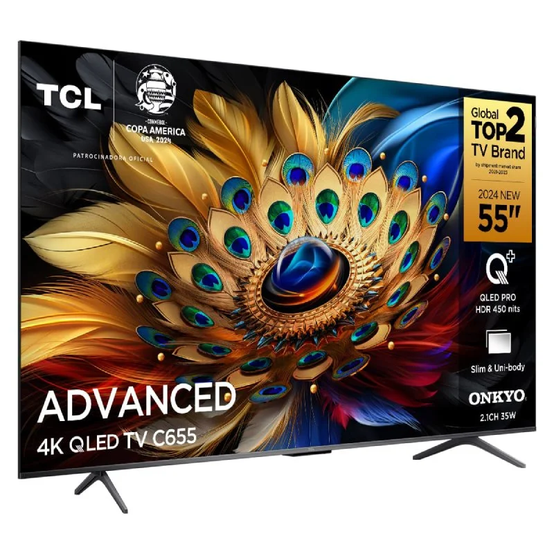 Smart TV TCL 55 QLED UHD 4K Google TV Dol...